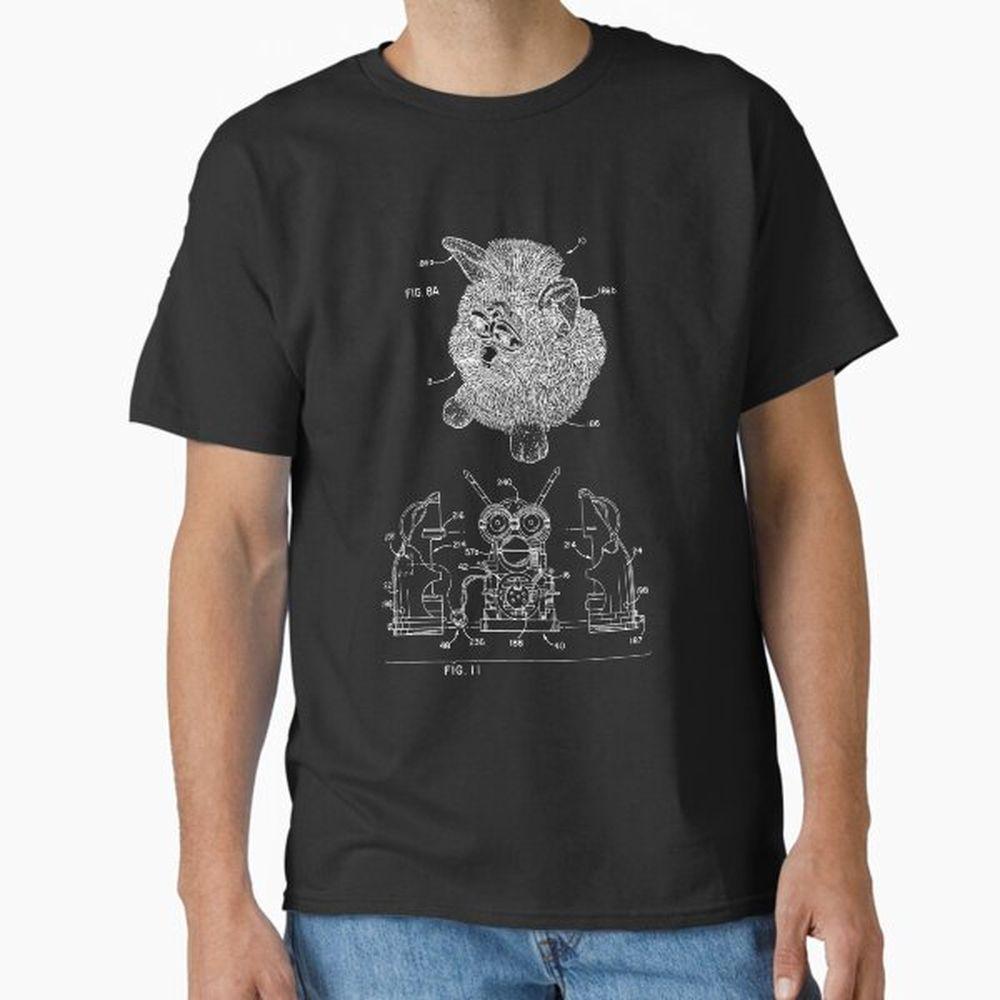 Furby Patent Assembly Print Awesome Shirt Furby Patent Assembly Print Awesome Shirt